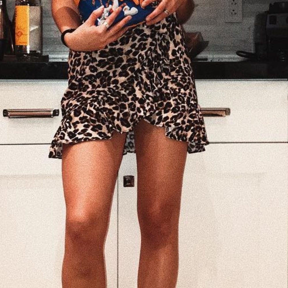 Urban Outfitters Animal Print Skirt